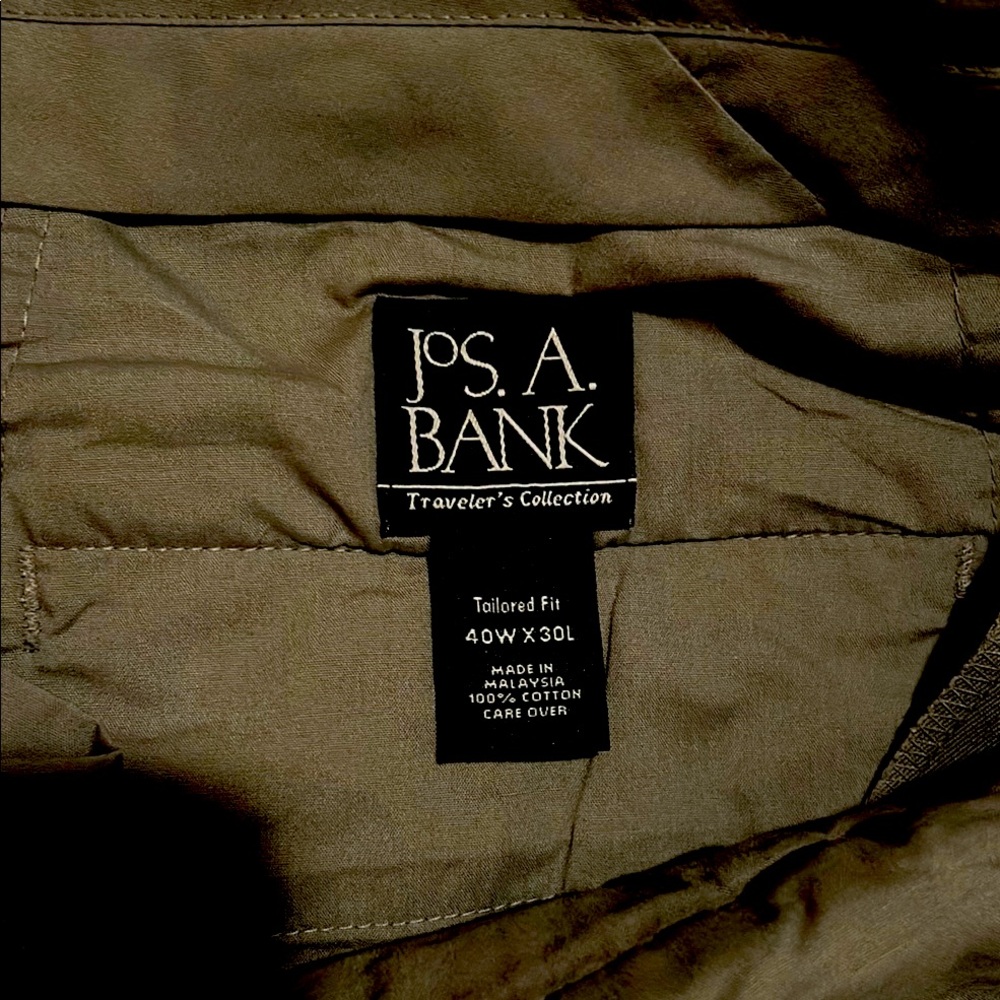 Jos. A. Bank Traveler's Collection Light Gray Trousers